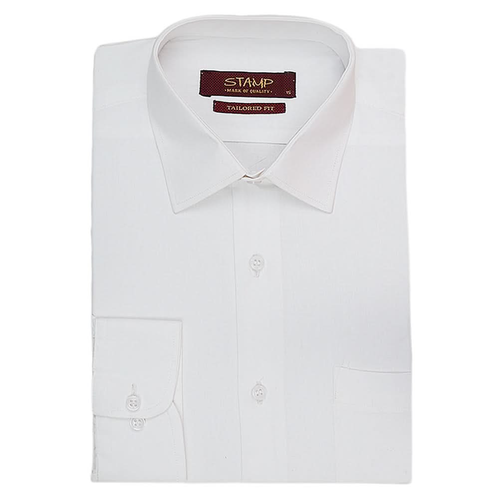 Mens Formal Shirt Plain - White, Men, Shirts, Chase Value, Chase Value