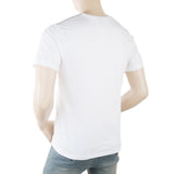 Men's Round Neck Half Sleeves T-Shirt - White, Men, T-Shirts And Polos, Chase Value, Chase Value