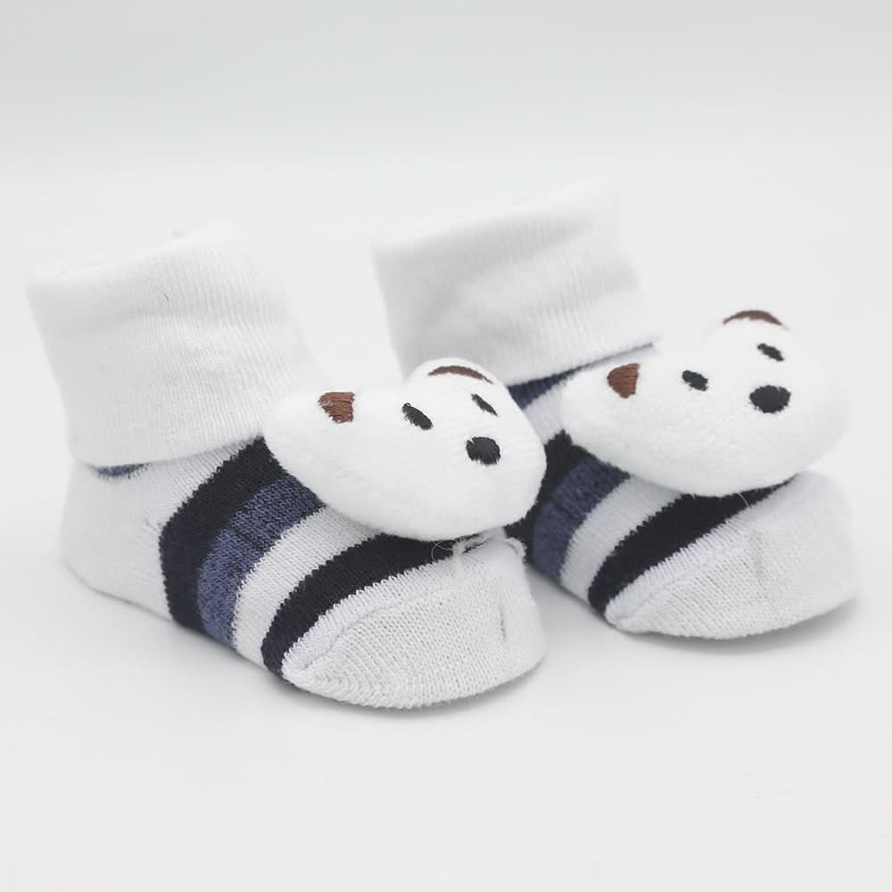 Newborn Booties (RA181) - White, Kids, NB Shoes And Socks, Chase Value, Chase Value