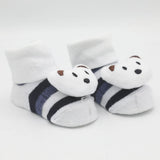 Newborn Booties (RA181) - White, Kids, NB Shoes And Socks, Chase Value, Chase Value