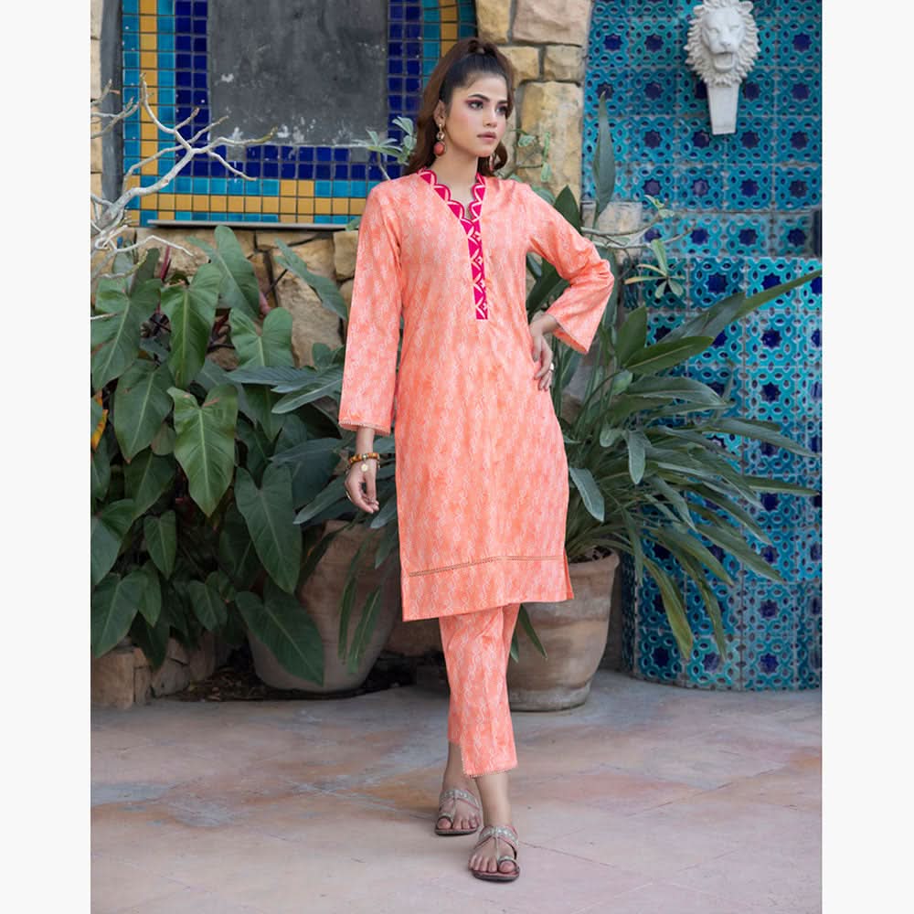 Identic Separates Printed Lawn 2Pcs Unstitched Suit V-1 - 18, Women, 2Pcs Shalwar Suit, Regalia Textiles, Chase Value