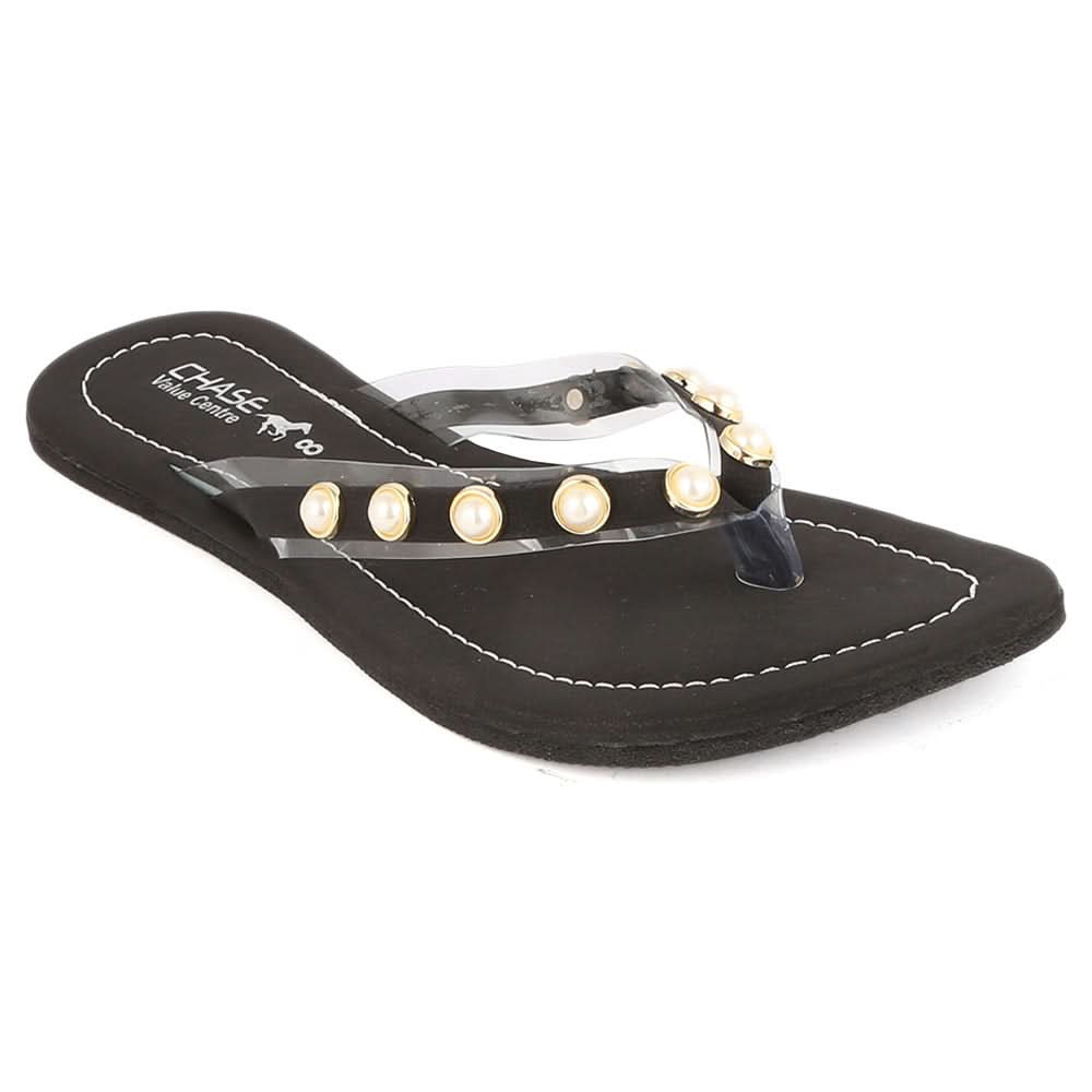 Women's Slipper J-527 - Black, Women, Slippers, Chase Value, Chase Value