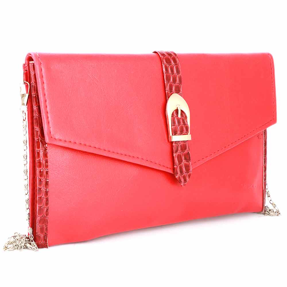 Women's Clutch (K-2065) - Red, Women, Clutches, Chase Value, Chase Value