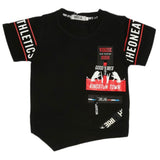 Boys Half Sleeves T-Shirt - Black, Kids, Boys T-Shirts, Chase Value, Chase Value