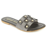 Women's Slipper (KL-054) - Black, Women, Slippers, Chase Value, Chase Value