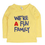 Boys Full Sleeves T-Shirt - Yellow, Kids, Boys T-Shirts, Chase Value, Chase Value
