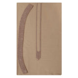 Men's Mashriq Embroidered Un-Stitched Suit - Light-Brown, Men, Unstitched Fabric, Chase Value, Chase Value