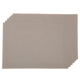 Table Mat - 6Pcs - Light Brown, Home & Lifestyle, Mats, Chase Value, Chase Value