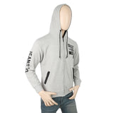 Men's Fleece Zip Jacket - Light Grey, Men, Jackets and Hoodies, Chase Value, Chase Value