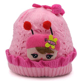 Kids Woolen Cap - Pink, Girls Caps & Gloves, Chase Value, Chase Value