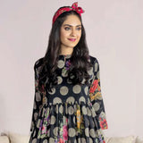 LimeLight Summer 1Pcs Unstitched Kurti - Black, Women, Unstitched Kurti, Limelight, Chase Value
