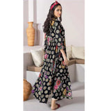 LimeLight Summer 1Pcs Unstitched Kurti - Black, Women, Unstitched Kurti, Limelight, Chase Value
