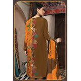 LimeLight Summer 3Pcs Unstitched Suit - Brown, Women, 3Pcs Shalwar Suit, Limelight, Chase Value
