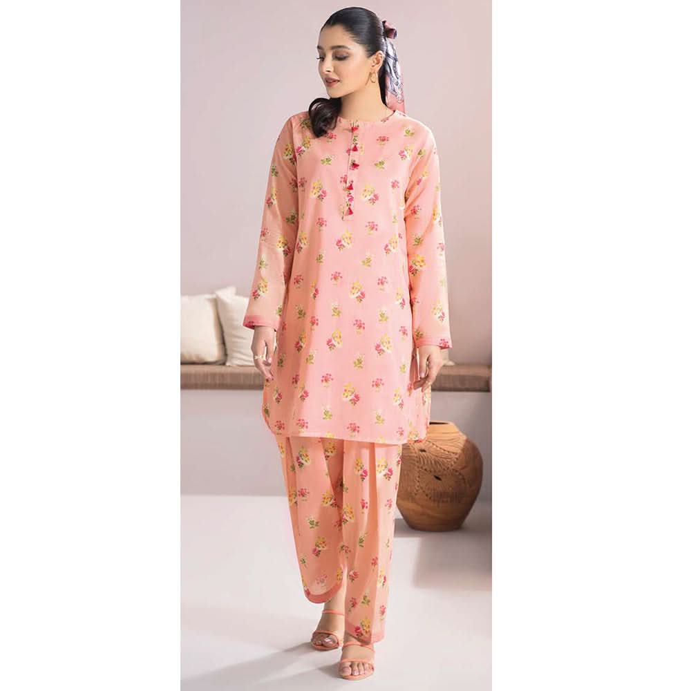 LimeLight Summer 1Pcs Unstitched Kurti - Pink, Women, Unstitched Kurti, Limelight, Chase Value