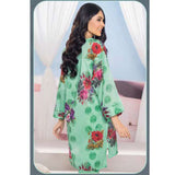 LimeLight Summer 1Pcs Unstitched Kurti - Aqua, Women, Unstitched Kurti, Limelight, Chase Value