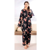 LimeLight Summer 1Pcs Unstitched Kurti - Black, Women, Unstitched Kurti, Limelight, Chase Value