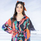 LimeLight Summer 1Pcs Unstitched Kurti - Black, Women, Unstitched Kurti, Limelight, Chase Value
