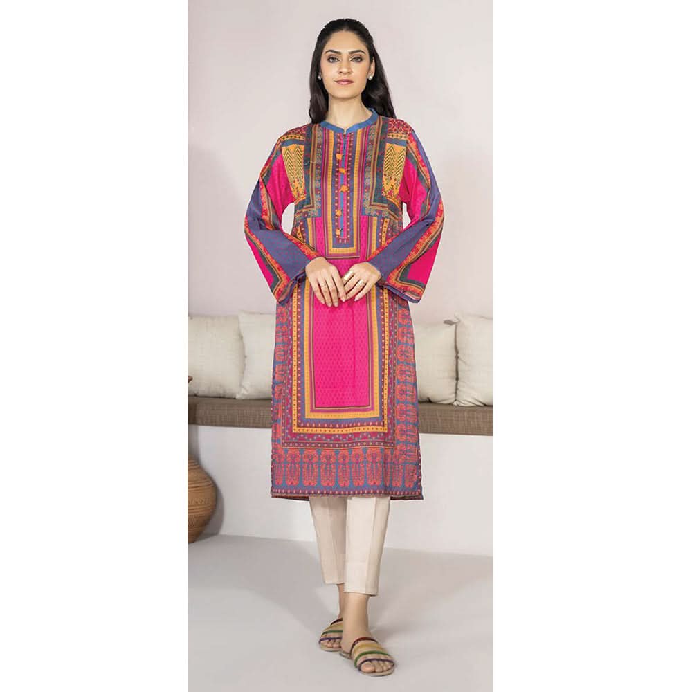 LimeLight Summer 1Pcs Unstitched Kurti - Pink, Women, Unstitched Kurti, Limelight, Chase Value