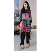 LimeLight Summer 1Pcs Unstitched Kurti - Black, Women, Unstitched Kurti, Limelight, Chase Value
