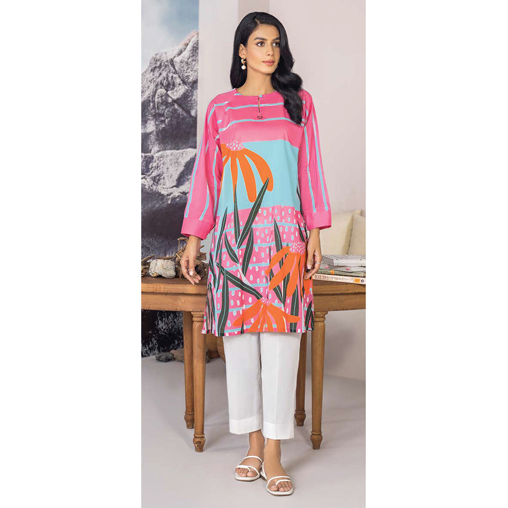 LimeLight Summer 1Pcs Unstitched Kurti - Pink, Women, Unstitched Kurti, Limelight, Chase Value