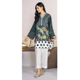 LimeLight Summer 1Pcs Unstitched Kurti - Teal, Women, Unstitched Kurti, Limelight, Chase Value