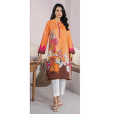 LimeLight Summer 1Pcs Unstitched Kurti - Orange, Women, Unstitched Kurti, Limelight, Chase Value
