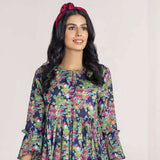 LimeLight Summer 1Pcs Unstitched Kurti - Blue, Women, Unstitched Kurti, Limelight, Chase Value