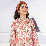 LimeLight Summer 1Pcs Unstitched Kurti - Off White, Women, Unstitched Kurti, Limelight, Chase Value