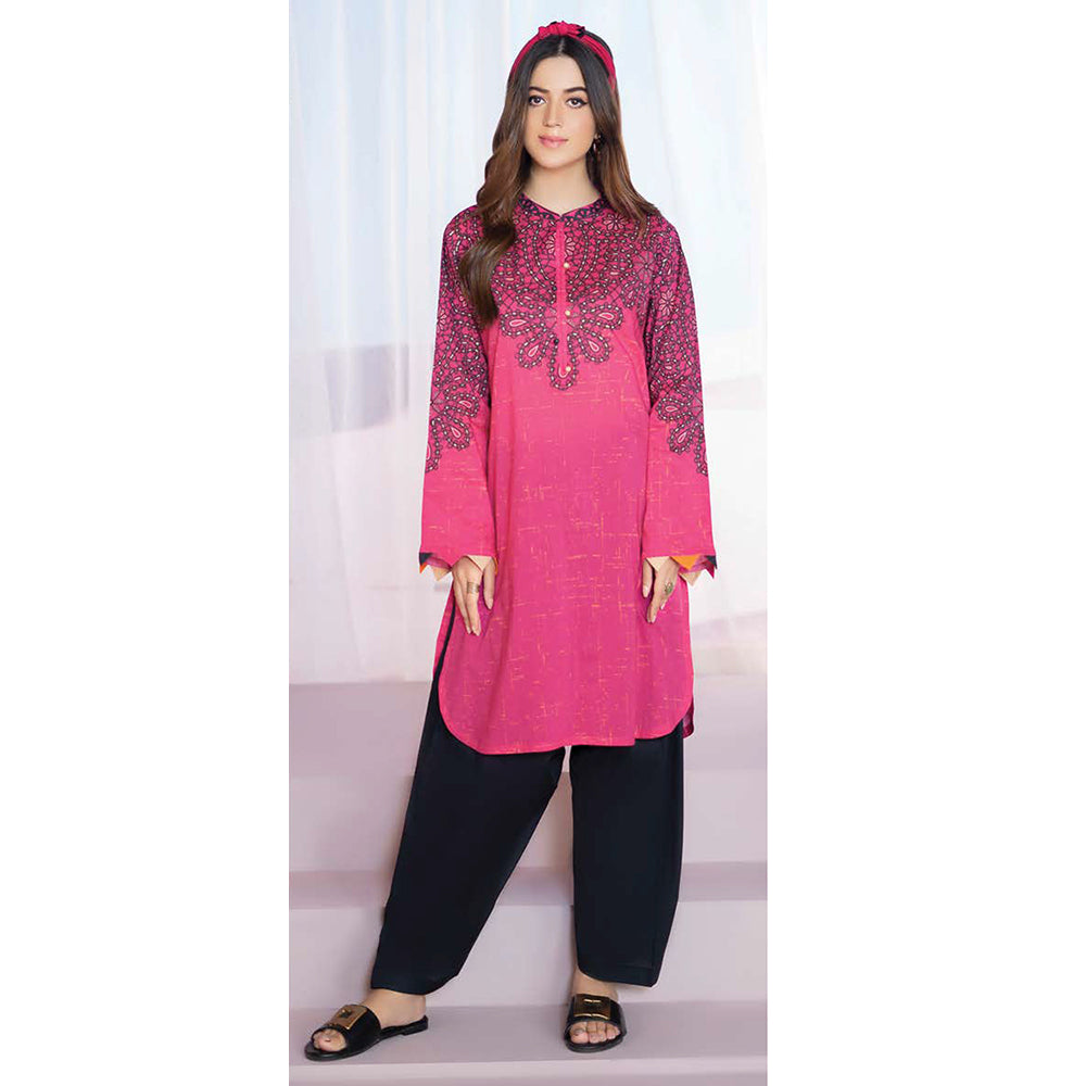 LimeLight Summer 1Pcs Unstitched Kurti - Pink, Women, Unstitched Kurti, Limelight, Chase Value