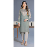 LimeLight Summer 1Pcs Unstitched Kurti - Aqua, Women, Unstitched Kurti, Limelight, Chase Value