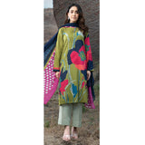 LimeLight Summer 2Pcs Unstitched Suit - Green, Women, 2Pcs Shalwar Suit, Limelight, Chase Value