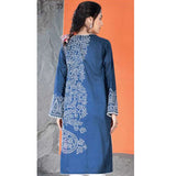 LimeLight Summer 1Pcs Unstitched Kurti - Blue, Women, Unstitched Kurti, Limelight, Chase Value