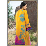 LimeLight Summer 2Pcs Unstitched Suit - Ochre, Women, 2Pcs Shalwar Suit, Limelight, Chase Value