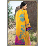 LimeLight Summer 2Pcs Unstitched Suit - Ochre, Women, 2Pcs Shalwar Suit, Limelight, Chase Value