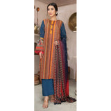 LimeLight Summer 2Pcs Unstitched Suit - Blue, Women, 2Pcs Shalwar Suit, Limelight, Chase Value