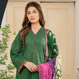 LimeLight Summer 2Pcs Unstitched Suit - Green, Women, 2Pcs Shalwar Suit, Limelight, Chase Value