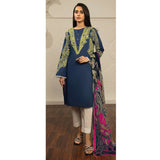 LimeLight Summer 2Pcs Unstitched Suit - Blue, Women, 2Pcs Shalwar Suit, Limelight, Chase Value