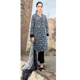 LimeLight Summer 2Pcs Unstitched Suit - Black, Women, 2Pcs Shalwar Suit, Limelight, Chase Value