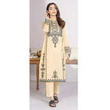LimeLight Summer 2Pcs Unstitched Suit - Off White, Women, 2Pcs Shalwar Suit, Limelight, Chase Value