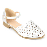 Girls Fancy Pumps (M235-K89) - Silver, Kids, Pump, Chase Value, Chase Value