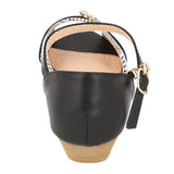 Girls Fancy Pumps (H23) - Black, Kids, Pump, Chase Value, Chase Value