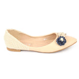 Girls Fancy Pumps (M662-K261) - Beige, Kids, Pump, Chase Value, Chase Value
