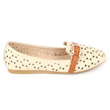 Girls Fancy Pumps (M810-44) - Beige, Kids, Pump, Chase Value, Chase Value