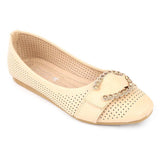 Girls Fancy Pumps (M810-K73) - Beige, Kids, Pump, Chase Value, Chase Value