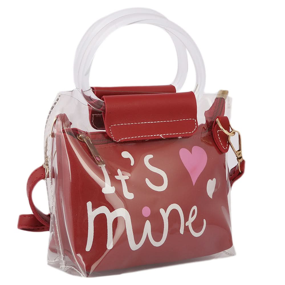 Girls Shoulder Bag 001 - Maroon, Kids, Kids Bags, Chase Value, Chase Value