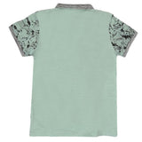 Boys Polo Half Sleeves T-Shirt - Cyan, Kids, Boys T-Shirts, Chase Value, Chase Value