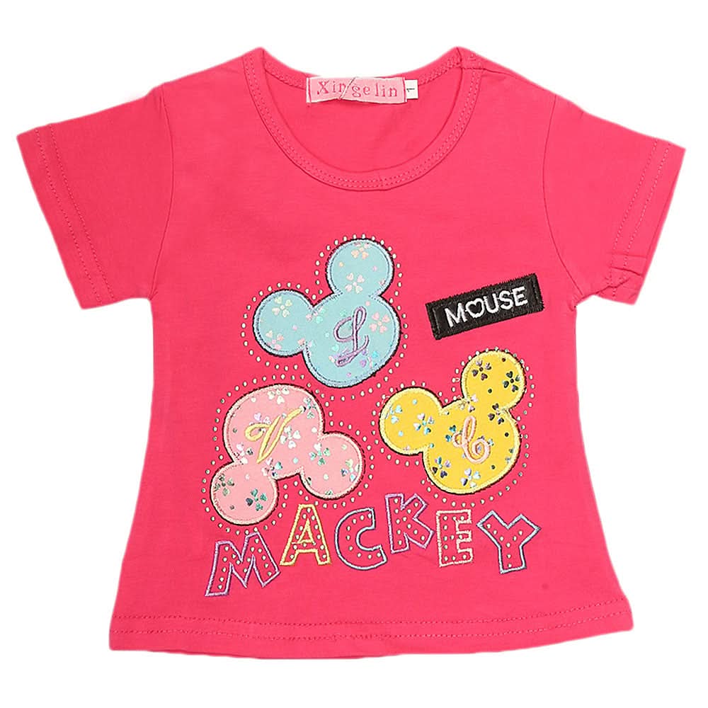 Newborn Girls T-Shirt - Pink, Kids, NB Girls T-Shirts, Chase Value, Chase Value