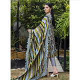 Monsoon Printed Lawn 3 Pcs Unstitched Suit - 4, Women, 3Pcs Shalwar Suit, Al-Zohaib Textiles, Chase Value