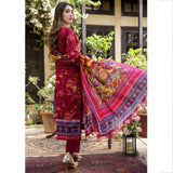 Monsoon Printed Lawn 3 Pcs Unstitched Suit - 3, Women, 3Pcs Shalwar Suit, Al-Zohaib Textiles, Chase Value