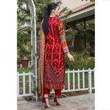 Monsoon Printed Lawn 3 Pcs Unstitched Suit - 2, Women, 3Pcs Shalwar Suit, Al-Zohaib Textiles, Chase Value